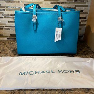 Michael Michael Kors Turquoise Tote NWT
